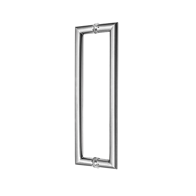 Poignée de porte en verre en acier inoxydable en gros (01-115)